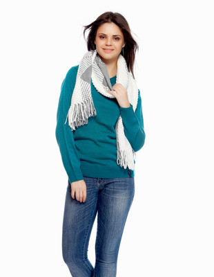 21% OFF on Sakhi Sang Self Design Acrylic Girl's Scarf 21% OFF on Sakhi Sang Self Design Acrylic Girl's Scarf