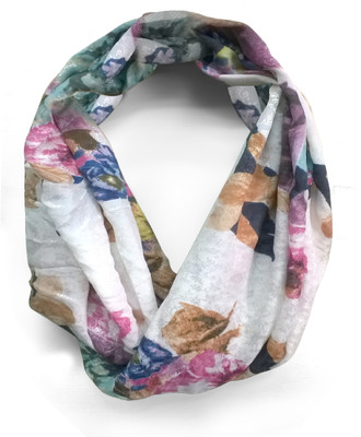 33% OFF on Scarfking Floral Print Polyester Women's Scarf
