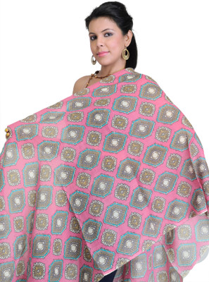 30% OFF on Exotic India Printed Wool Women's Scarf