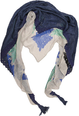 19% OFF on Scarves & Glitters Printed Cotton Women's Scarf