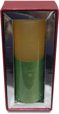 Pride & Joy Arts White & Green Textured Scented - Sandalwood