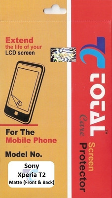 72% OFF on Total Care TCMTSNT2UFB Matte Front & Back Protector for Sony Xpeira T2