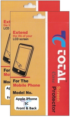 60% OFF on Total Care 2TG5CFB Pack of 2 Anti-Glare Front & Back Protector for Apple iPhone 5C 60% OFF on Total Care 2TG5CFB Pack of 2 Anti-Glare Front & Back Protector for Apple iPhone 5C