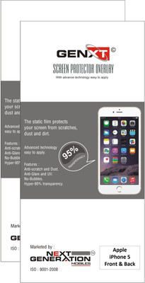 76% OFF on Genxt G25FB Pack of 2 Clear Front & Back Protector for Apple iPhone 5 76% OFF on Genxt G25FB Pack of 2 Clear Front & Back Protector for Apple iPhone 5