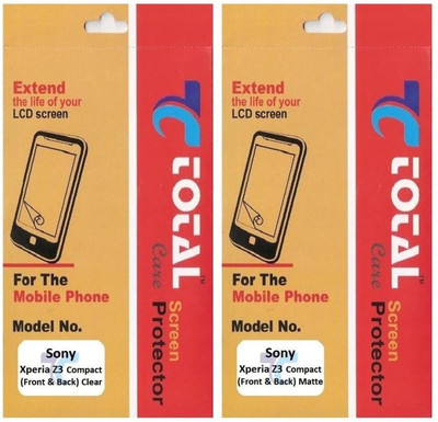 44% OFF on Total Care SXZ3C Clear & Matte Combo Front & Back Protector for Sony Xperia Z3 Compact 44% OFF on Total Care SXZ3C Clear & Matte Combo Front & Back Protector for Sony Xperia Z3 Compact