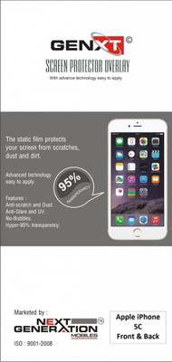 70% OFF on Genxt GXAG5CFB Anti-Glare Front & Back Protector for Apple iPhone 5C 70% OFF on Genxt GXAG5CFB Anti-Glare Front & Back Protector for Apple iPhone 5C