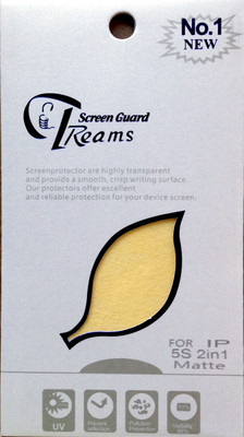 55% OFF on Treams 5SFBMatte 2 in 1 Screen Guard for Apple iPhone 5S 55% OFF on Treams 5SFBMatte 2 in 1 Screen Guard for Apple iPhone 5S