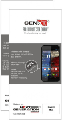 82% OFF on Genxt G2MI4 Pack of 2 Clear Screen Guard for Xiaomi Mi4 82% OFF on Genxt G2MI4 Pack of 2 Clear Screen Guard for Xiaomi Mi4