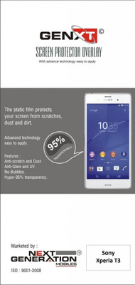 72% OFF on Genxt GXCHT3 Clear HD Screen Guard for Sony Xperia T3 72% OFF on Genxt GXCHT3 Clear HD Screen Guard for Sony Xperia T3