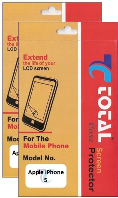 60% OFF on Total Care 2TS5 Pack of 2 Scratch Resistant Screen Guard for Apple iPhone 5 60% OFF on Total Care 2TS5 Pack of 2 Scratch Resistant Screen Guard for Apple iPhone 5