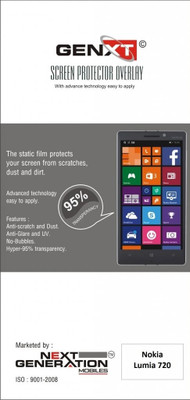72% OFF on Genxt GXAG720 Anti-Glare Screen Guard for Nokia Lumia 720 72% OFF on Genxt GXAG720 Anti-Glare Screen Guard for Nokia Lumia 720