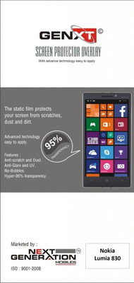 70% OFF on Genxt GXAF830 Anti-Finger Print Screen Guard for Nokia Lumia 830 70% OFF on Genxt GXAF830 Anti-Finger Print Screen Guard for Nokia Lumia 830