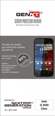 70% OFF on Genxt GXQ1020 Clear Screen Guard for Xolo Q 1020