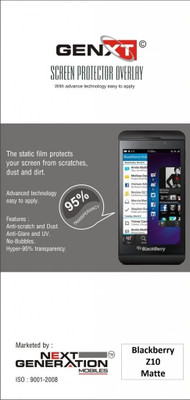 70% OFF on Genxt GXMTBBZ10 Matte Screen Guard for Blackberry Z10 70% OFF on Genxt GXMTBBZ10 Matte Screen Guard for Blackberry Z10