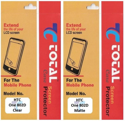 36% OFF on Total Care HO802D Clear & Matte Combo Screen Guard for HTC One 802D