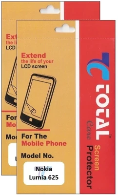 60% OFF on Total Care 2TG625 Pack of 2 Anti-Glare Screen Guard for Nokia Lumia 625