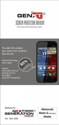 60% OFF on Genxt GXMTMGM Matte Screen Guard for Motorola Moto G (1st Gen) 60% OFF on Genxt GXMTMGM Matte Screen Guard for Motorola Moto G (1st Gen)