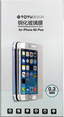 61% OFF on Totu 05245556-Tempered Glass Screen Guard for Apple iphone 6g plus