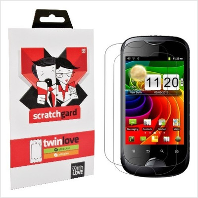 Scratchgard Original Twin PackJ108 Screen Guard for Micromax A80