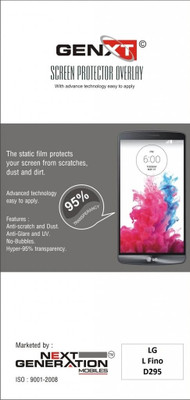 72% OFF on Genxt GXUCLF Ultra Clear Screen Guard for LG L Fino D295 72% OFF on Genxt GXUCLF Ultra Clear Screen Guard for LG L Fino D295