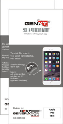 75% OFF on Genxt G2PDM Pack of 2 Clear Screen Guard for Apple iPad Mini 75% OFF on Genxt G2PDM Pack of 2 Clear Screen Guard for Apple iPad Mini