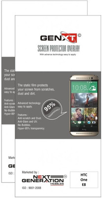 74% OFF on Genxt 2GM1E8S Pack of 2 Matte Screen Guard for HTC One E8 74% OFF on Genxt 2GM1E8S Pack of 2 Matte Screen Guard for HTC One E8