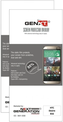 74% OFF on Genxt 2GG816 Pack of 2 Anti-Glare Screen Guard for HTC Desire 816 74% OFF on Genxt 2GG816 Pack of 2 Anti-Glare Screen Guard for HTC Desire 816