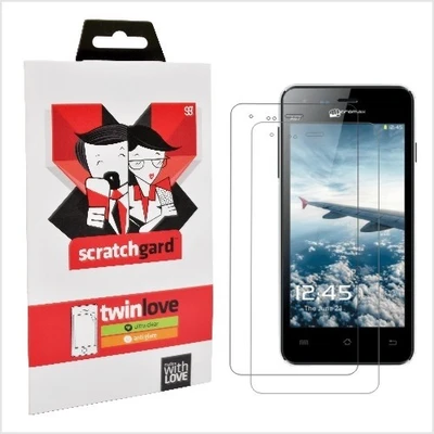Scratchgard Original Twin PackI33 Screen Guard for Micromax Bolt A067 Scratchgard Original Twin PackI33 Screen Guard for Micromax Bolt A067