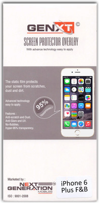60% OFF on GenXT Premium Pack i6P Front & Back Screen Guard for iPhone 6 Plus