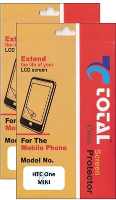 68% OFF on Total Care BM1M Pack of 2 Matte Screen Guard for HTC One Mini