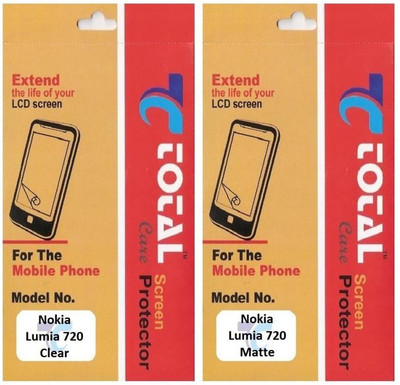 50% OFF on Total Care NL720 Clear & Matte Combo Screen Guard for Nokia Lumia 720