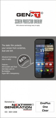 60% OFF on Genxt GOPO Clear Screen Guard for OnePlus One 60% OFF on Genxt GOPO Clear Screen Guard for OnePlus One