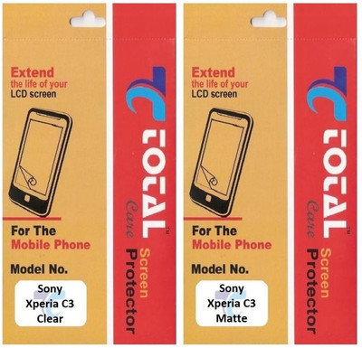 50% OFF on Total Care SXC3 Clear & Matte Combo Screen Guard for Sony Xpria C3