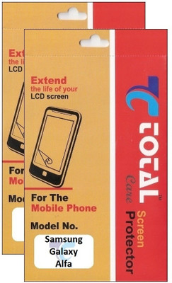 66% OFF on Total Care TC2AL Pack of 2 Clear Screen Guard for Samsung Galaxy Alfa