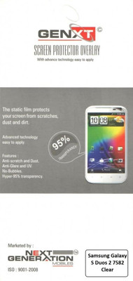 64% OFF on Genxt SM-7582 Screen Guard for Samsung Galaxy S Duos 2 7582 64% OFF on Genxt SM-7582 Screen Guard for Samsung Galaxy S Duos 2 7582
