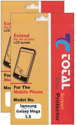 60% OFF on Total Care 2TSM58 Pack of 2 Scratch Resistant Screen Guard for Samsung Galaxy Mega 5.8
