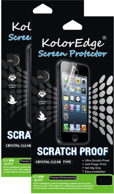 60% OFF on Kolor Edge Sg2packClear Screen Guard for Videocon Infinium Z50 Quad