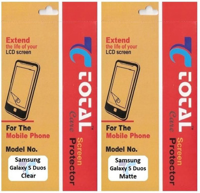 65% OFF on Total Care SGSD Clear & Matte Combo Screen Guard for Samsung Galaxy S duos 65% OFF on Total Care SGSD Clear & Matte Combo Screen Guard for Samsung Galaxy S duos
