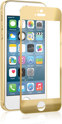 56% OFF on JED JTG-U-0012 Golden Tempered Front Glass Oleophobic Coated Screen Guard for Apple iPhone 5/5S/5C