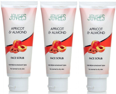 Jovees Facial Scrub Apricot & Almond (Pack of 3) Scrub Jovees Facial Scrub Apricot & Almond (Pack of 3) Scrub