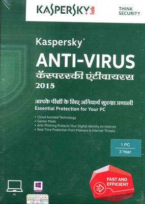 27% OFF on Kaspersky Antivirus 2015 1 pc 3 Year