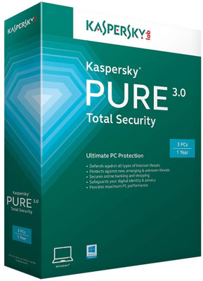 15% OFF on Kaspersky 2015 Pure Total Security Protection 3 User 15% OFF on Kaspersky 2015 Pure Total Security Protection 3 User