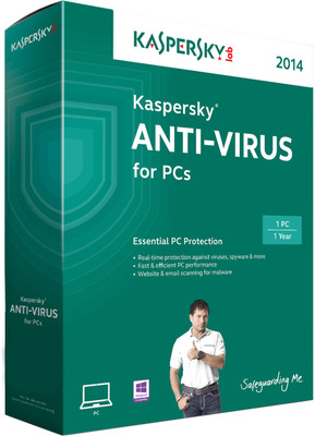 33% OFF on Kaspersky Anti-Virus 2014 1 PC 1 Year