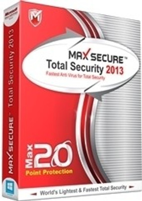43% OFF on Max Secure Total Security 2013 1 PC 1 Year 43% OFF on Max Secure Total Security 2013 1 PC 1 Year