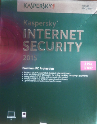 40% OFF on Kaspersky Internet Security 2015 3 PC 3 Year