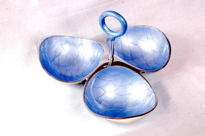 50% OFF on Cosmosgalaxy Serving Dish 3 Partition - Blue Bowl Tray Serving Set 50% OFF on Cosmosgalaxy Serving Dish 3 Partition - Blue Bowl Tray Serving Set