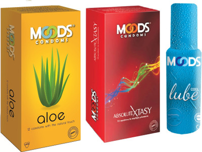 13% OFF on Moods Aloe & Absolute Xtasy Combo 1 with Lube 13% OFF on Moods Aloe & Absolute Xtasy Combo 1 with Lube