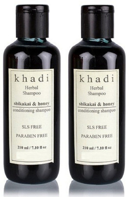 Khadi Herbal Shikakai & Honey Conditioning Shampoo (SLS,Sulfate & Paraben Free) (420 Ml)