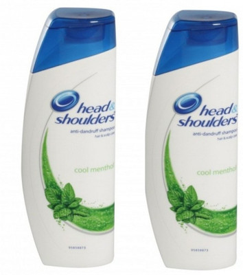 4% OFF on Head & Shoulders Anti Dandruff Cool Menthol Shampoo Pack of 2 340 ml 4% OFF on Head & Shoulders Anti Dandruff Cool Menthol Shampoo Pack of 2 340 ml