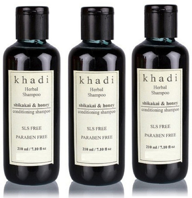 Khadi Herbal Shikakai & Honey Conditioning Shampoo (SLS,Sulfate & Paraben Free) (630 Ml)